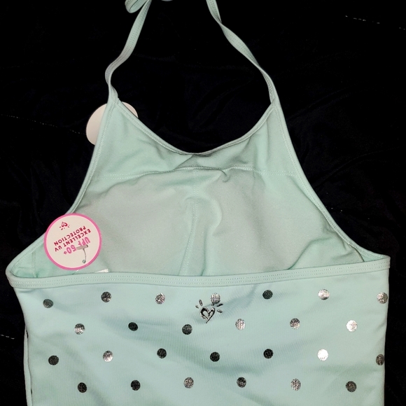 One Piece Eiffel Tower Reversible Sequins Swimsuit - Picture 2 of 2